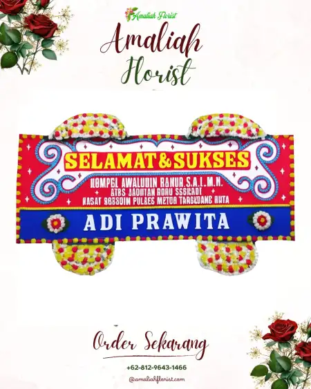 Papan Bunga Ucapan Selamat Tunggakjati